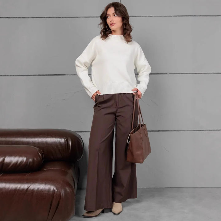Women casual knit sweater with loose fit Lune London