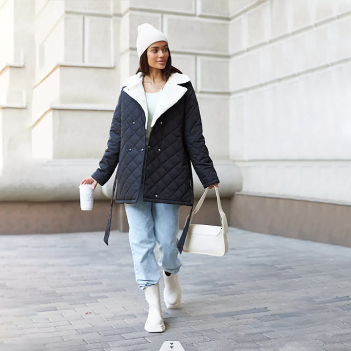 Lune London Women's Quilted Wool Jacket