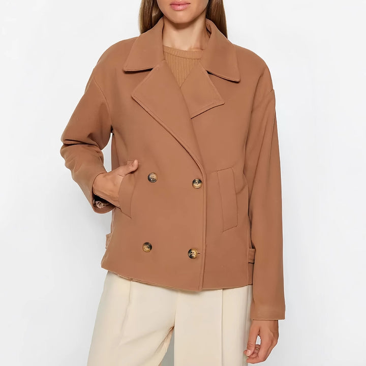 Women's stylish elegant double-breasted coat Lune London