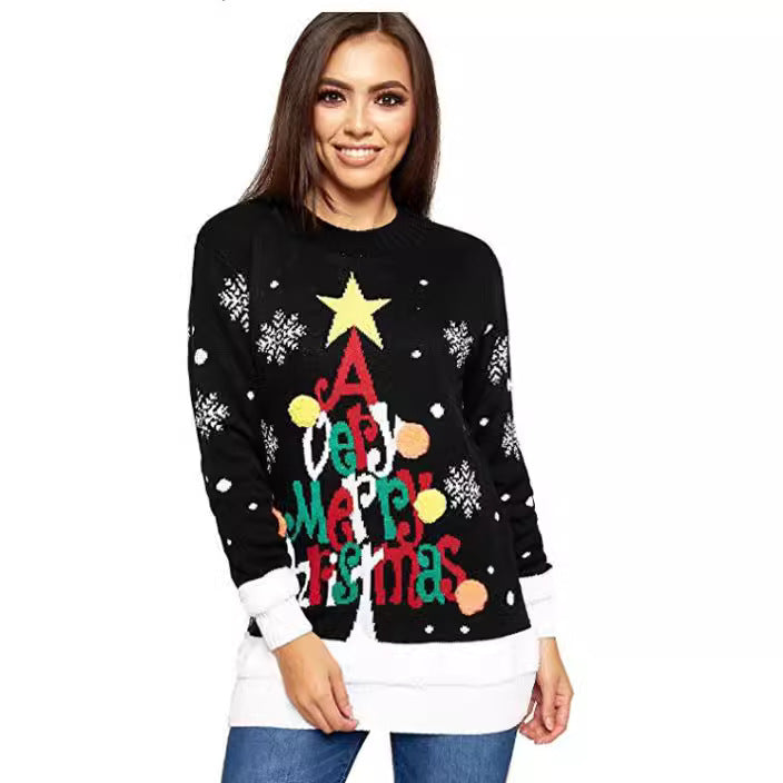 Christmas sweater for women with festive design Lune London