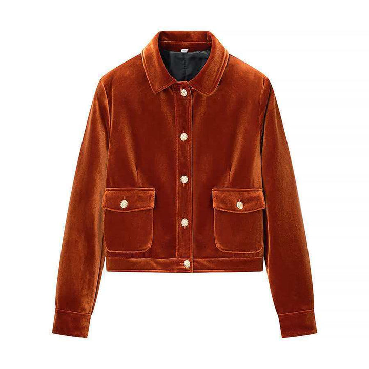 Veste en velours pour femmes avec coupe confortable Chic & Stil