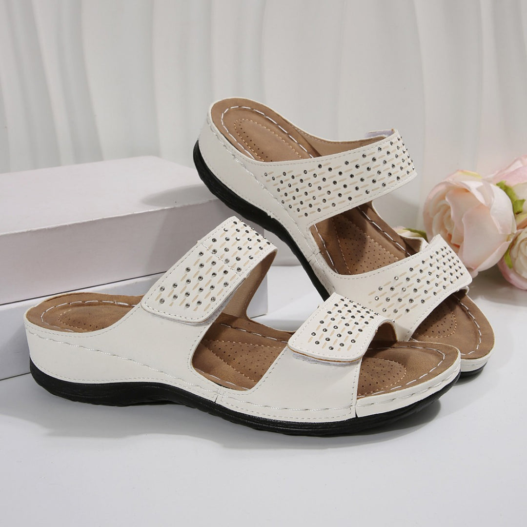 Ladies Stylish Lune London Soft Foam Slide Sandals