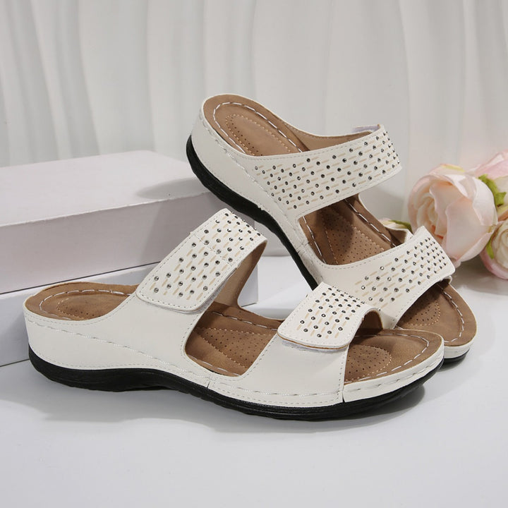 Ladies Stylish Lune London Soft Foam Slide Sandals
