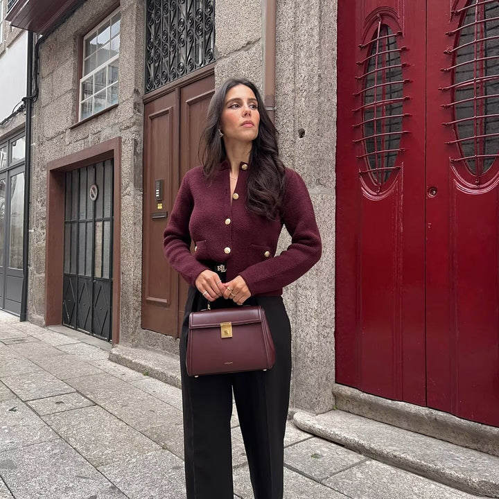 Ladies chic and stylish knitted jacket