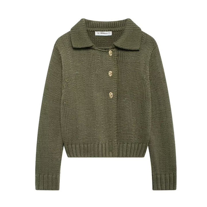 Woman knitted skirt with elastic waistband Lune London