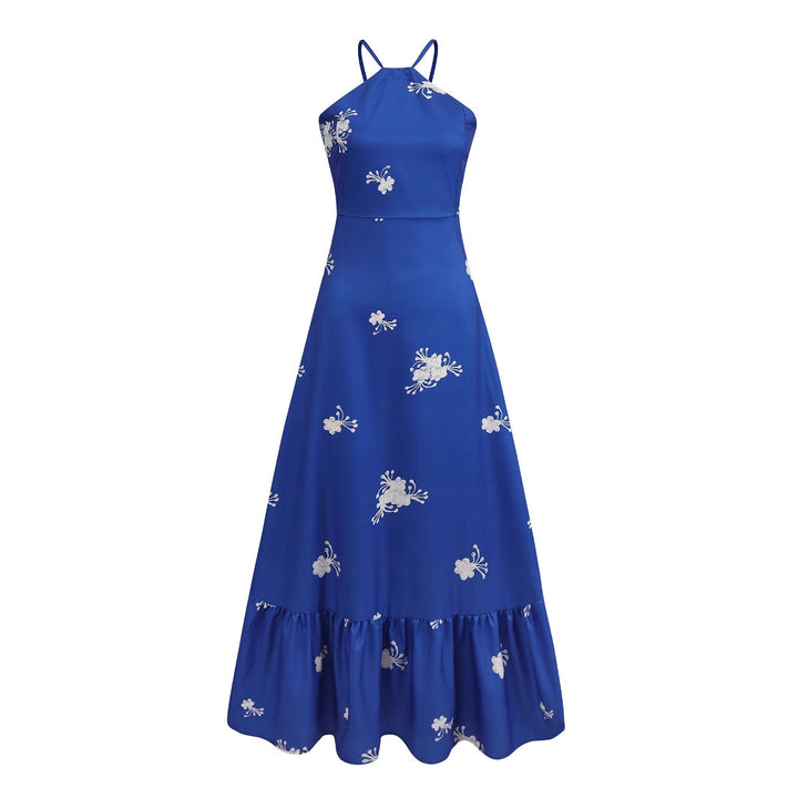 Women Maxi Dress Floral Print Elegant Lune London