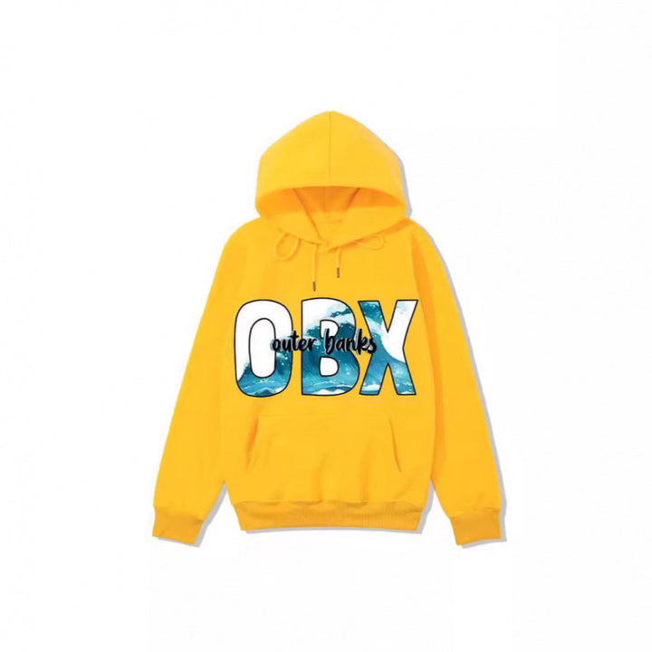Women's Hooded Sweatshirt with Maritime Graphic Design Chic & Stil