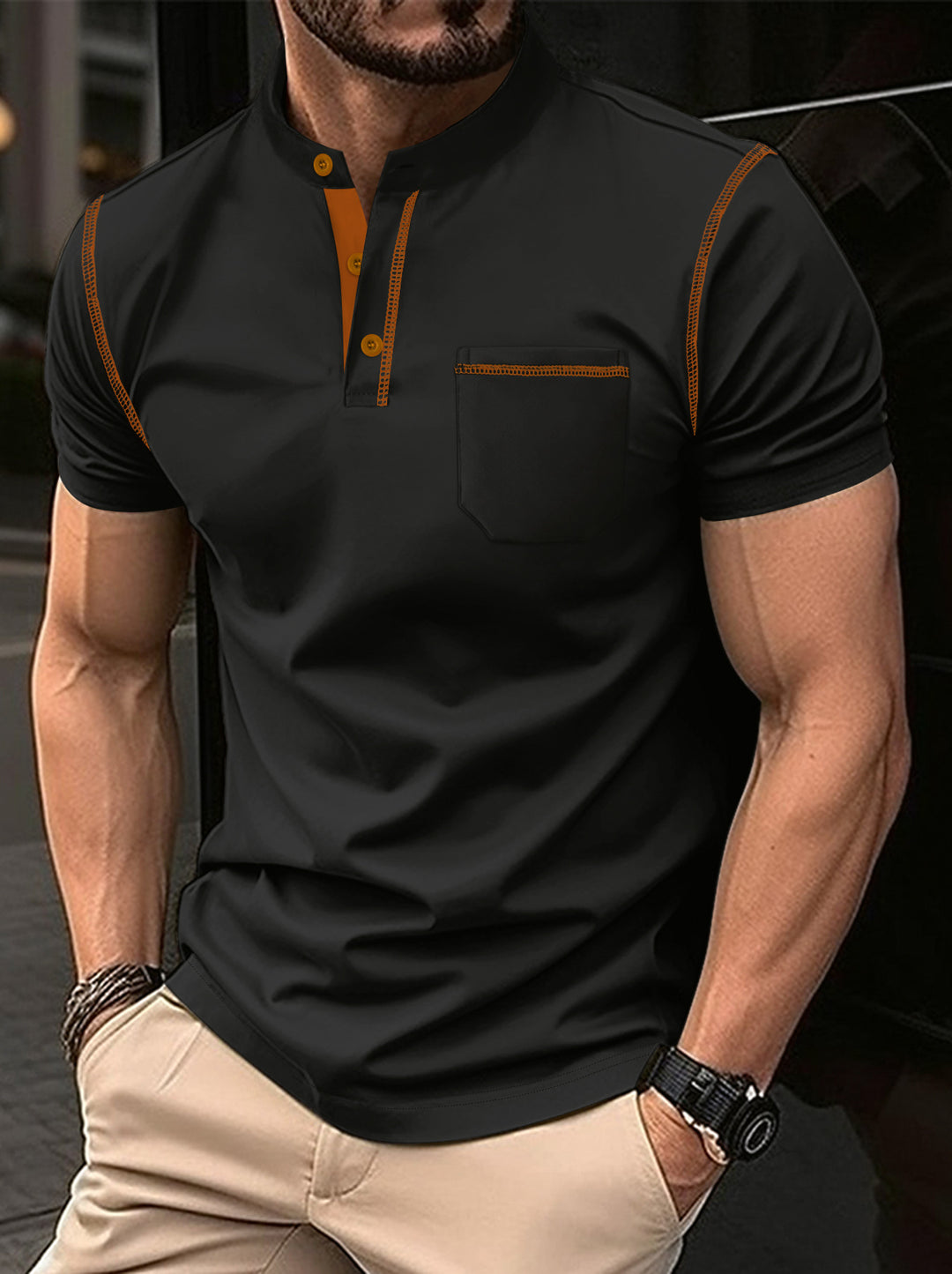 Men's button-down collar shirt Stylish Lune London