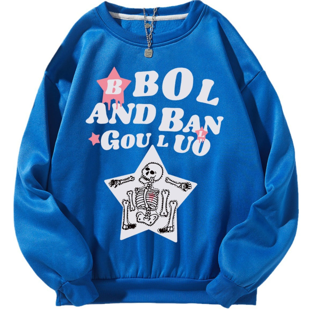Women's casual sweatshirt with creative skeleton design Chic & Stil
