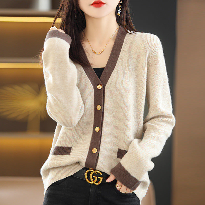 Women’s knitted jacket with natural fibers Lune London