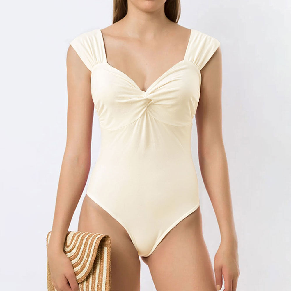 Women's swimsuit with an elegant cut and sophisticated strap details Chic & Stil