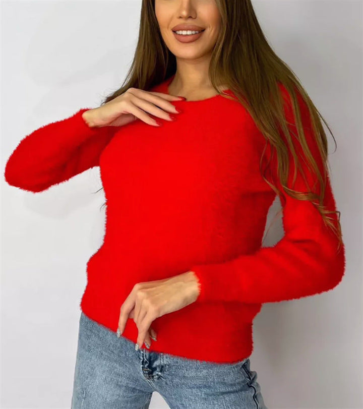 Women Fluffy Fashionable Sweater Lune London
