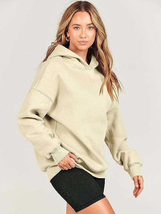 Ladies Oversized Hooded Sweatshirt Sporty Lune London