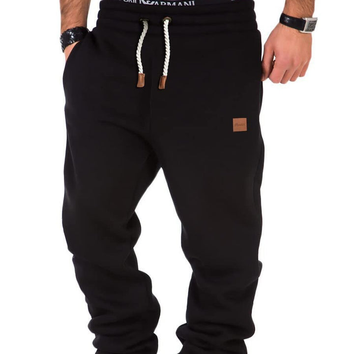 Comfortable jogger pants for men with drawstring Lune London
