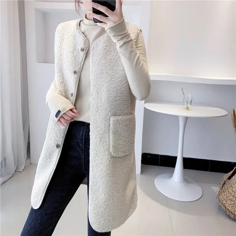 Women Long Fleece Jacket Lune London