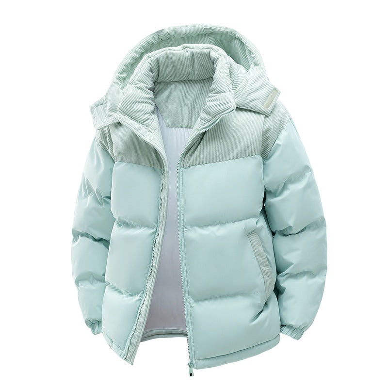 Ladies elegant quilted jacket with practical pockets and adjustable hood Lune London