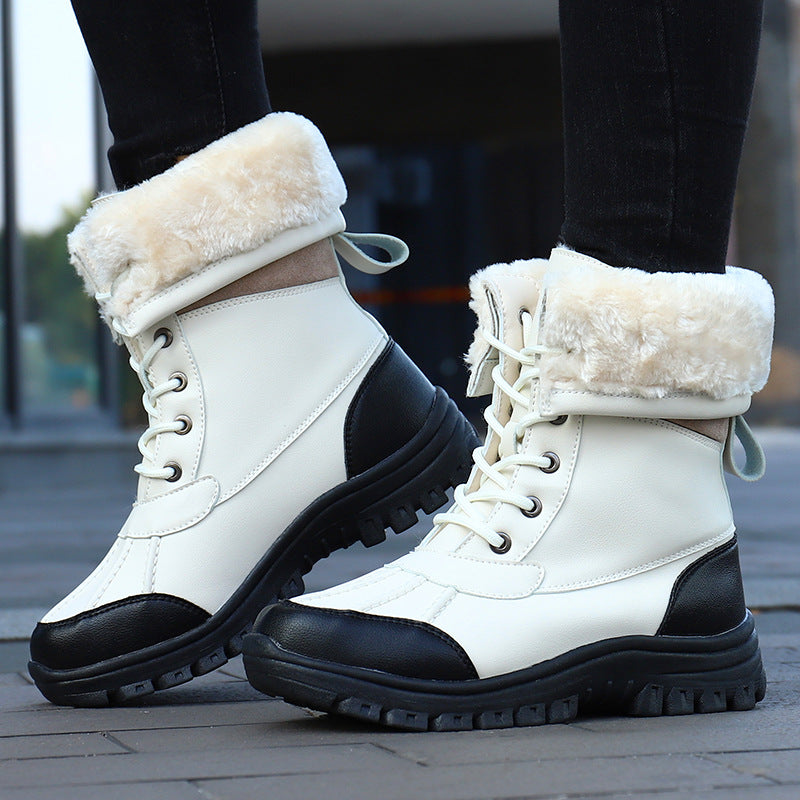 Women's winter boots lined with non-slip sole Lune London
