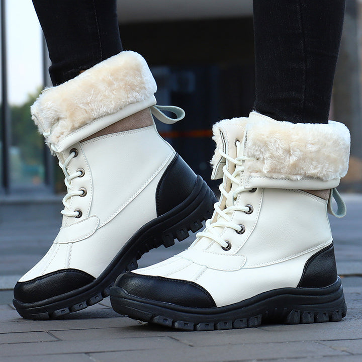 Women's winter boots lined with non-slip sole Lune London