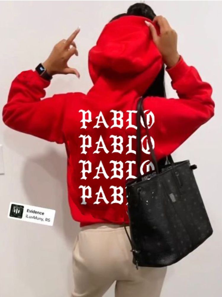 Hooded sweatshirt for women with graphic statement Lune London