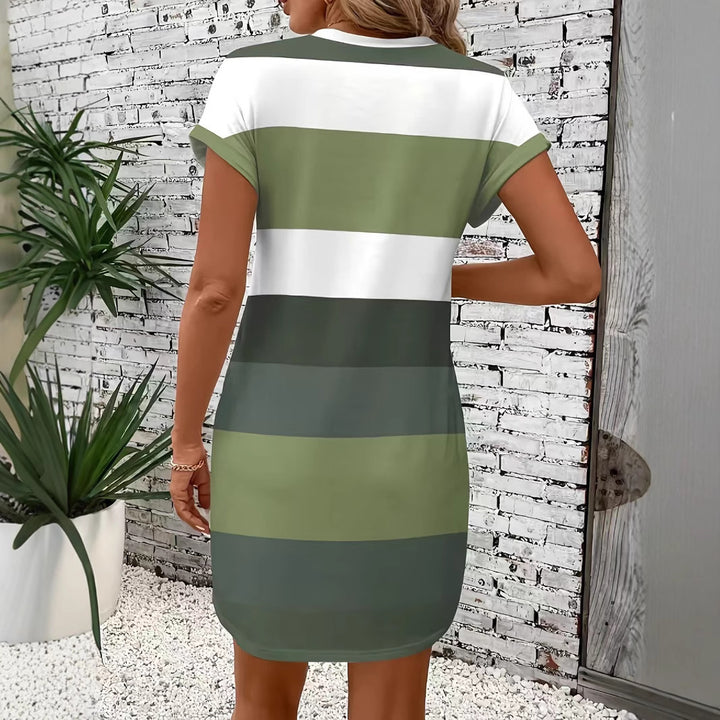 Casual dress for women with trendy striped pattern Lune London