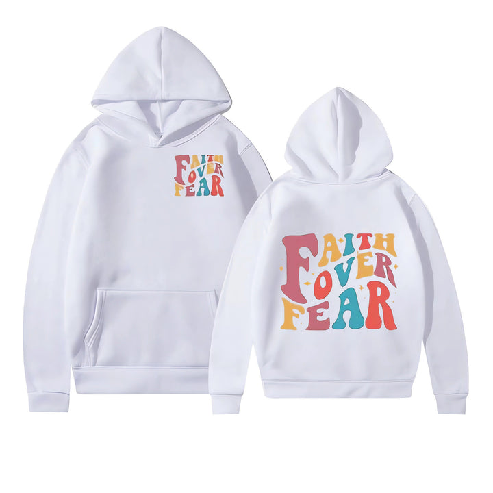 Women's Hoodie with Motivational Graphic Details Chic & Stil