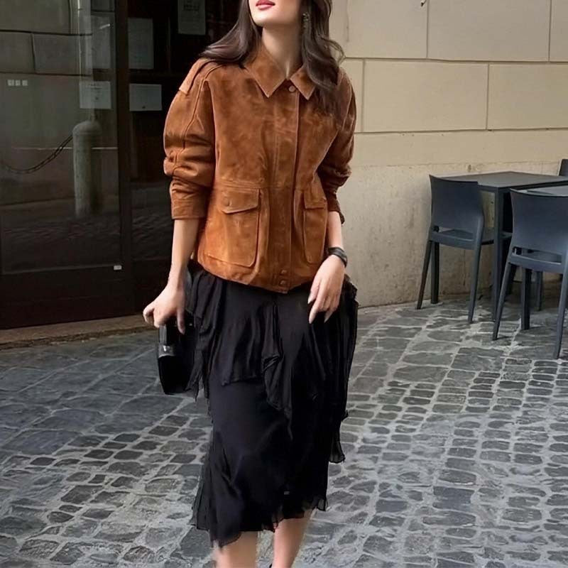 Veste élégante légère pour femmes avec coupe oversize et poches pratiques Chic & Stil