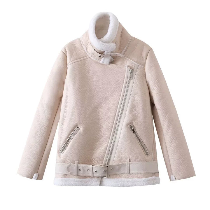Lune London | Belted soft fleece jacket