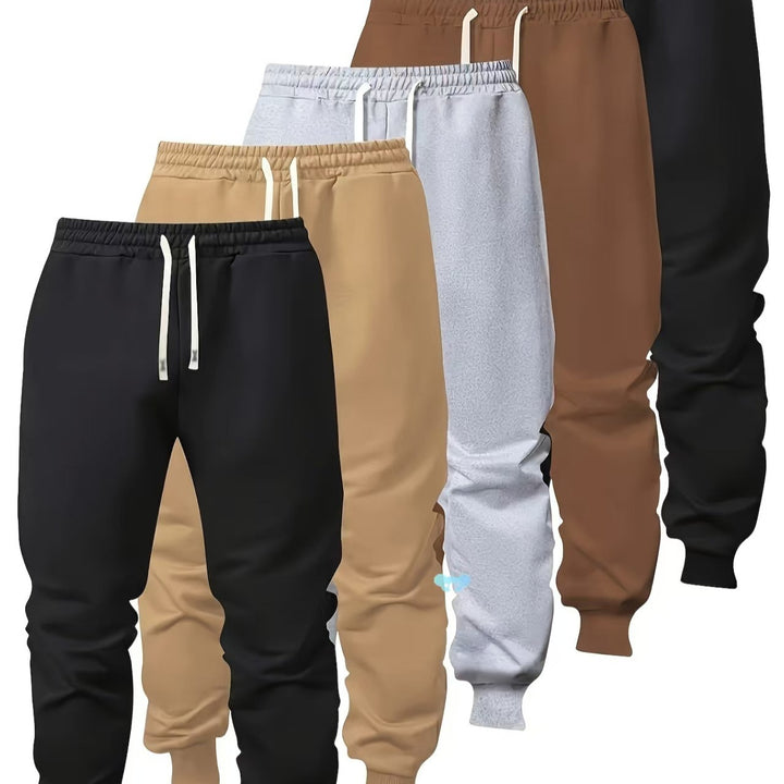 Elastic jogging pants for men with side pockets Lune London