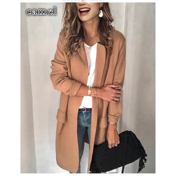 Chic and Stylish Open Duster Coat for Women Made to Measure
