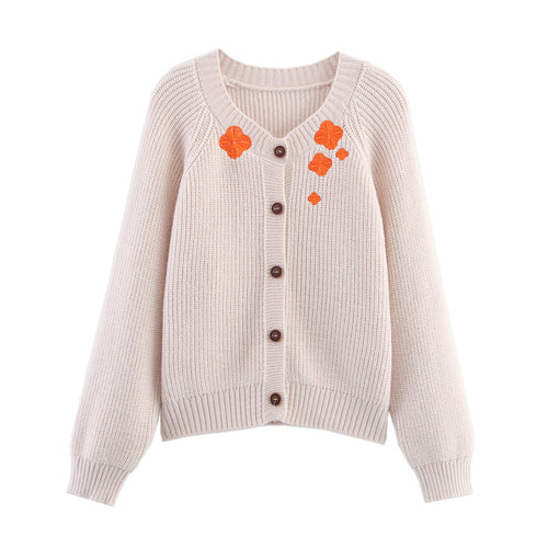 Women's vest with carefully crafted floral embroidery Lune London