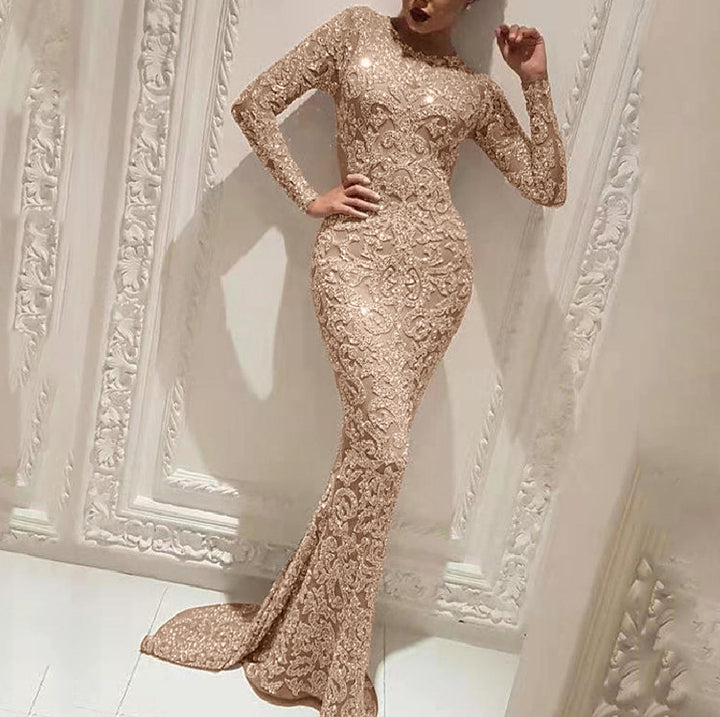 Women Chic and Elegant Jumpsuit with Shiny Details