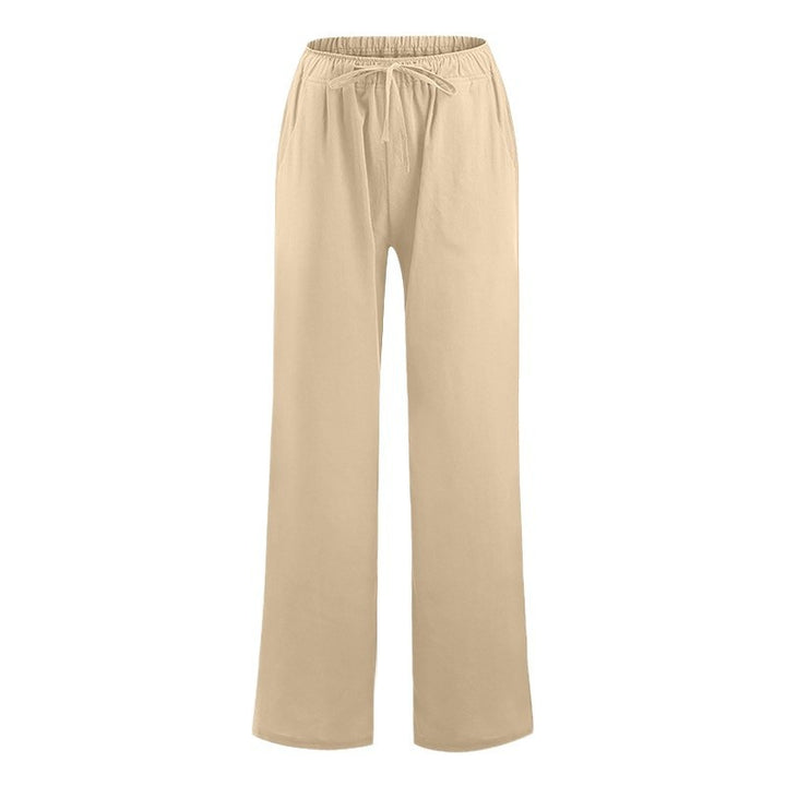 Ladies Comfortable Loose Linen Pants Chic & Stil