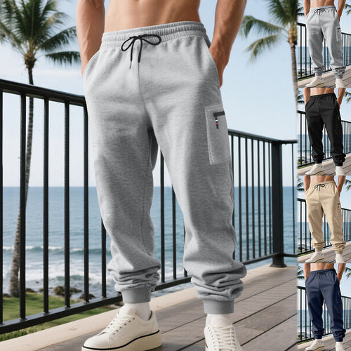 Comfortable cargo jogging pants for men with practical side pockets Lune London
