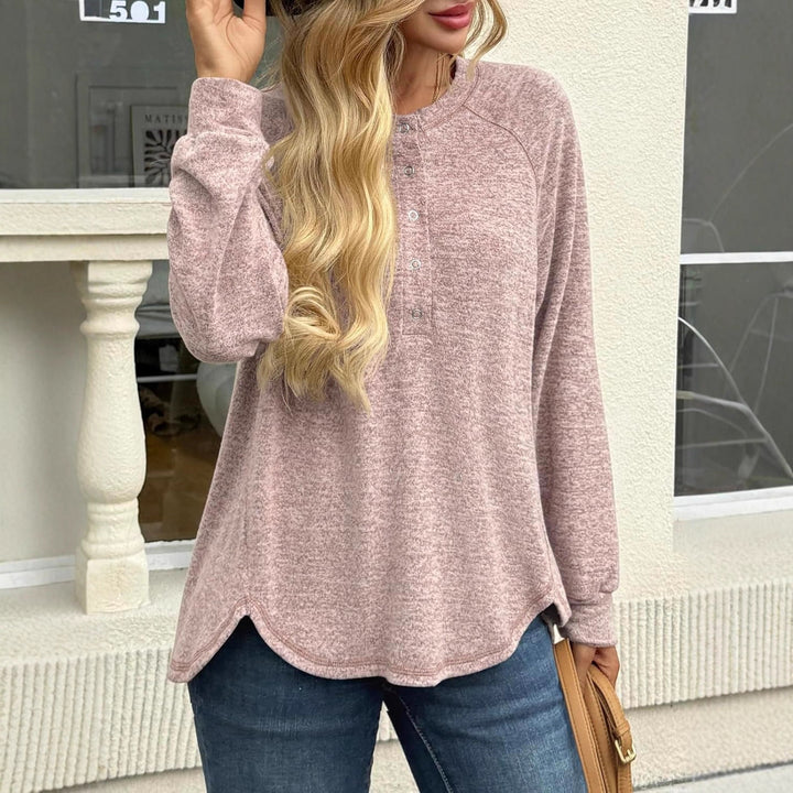Ladies button blouse trendy and comfortable Lune London