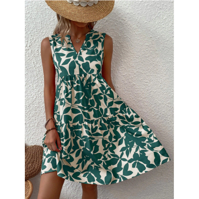 A-line layered flare dress for women Lune London