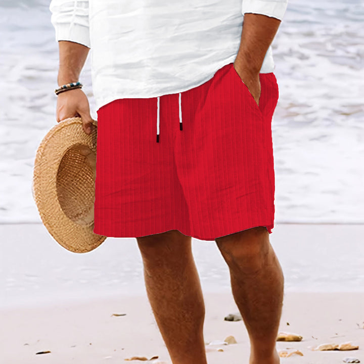 Casual beach shorts for men with elastic drawstring Lune London