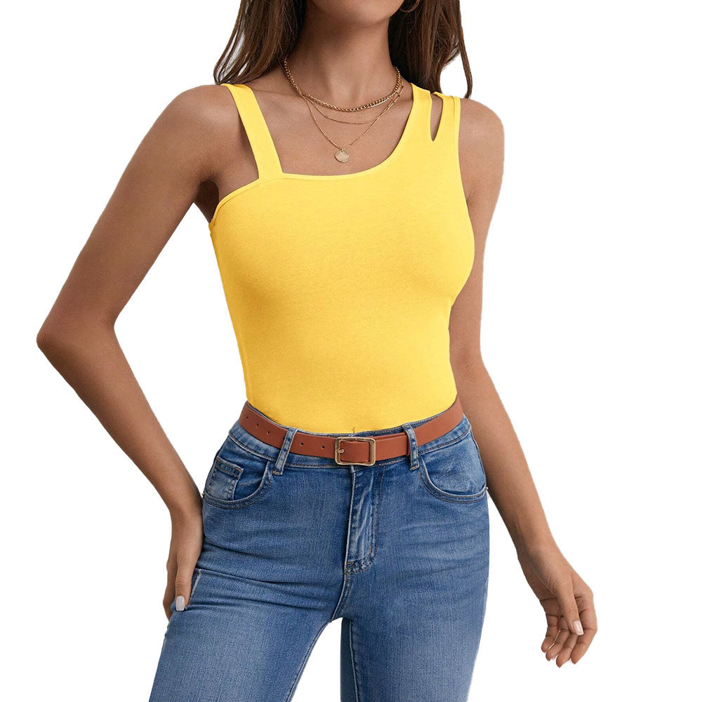 Sleeveless tank top for women with trendy cutouts Chic & Stil
