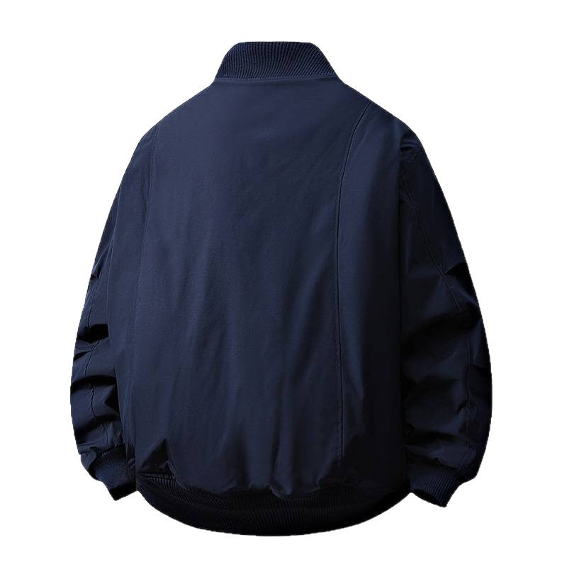 Men's transitional jacket with high collar and practical pockets Lune London