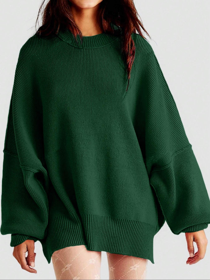 Women Oversized Sweater with textured pattern casual Lune London
