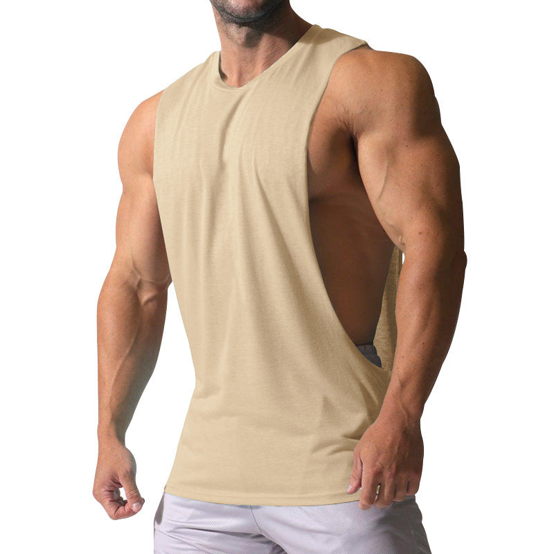 Men's sleeveless sports shirt with deep back neckline and breathable material Lune London