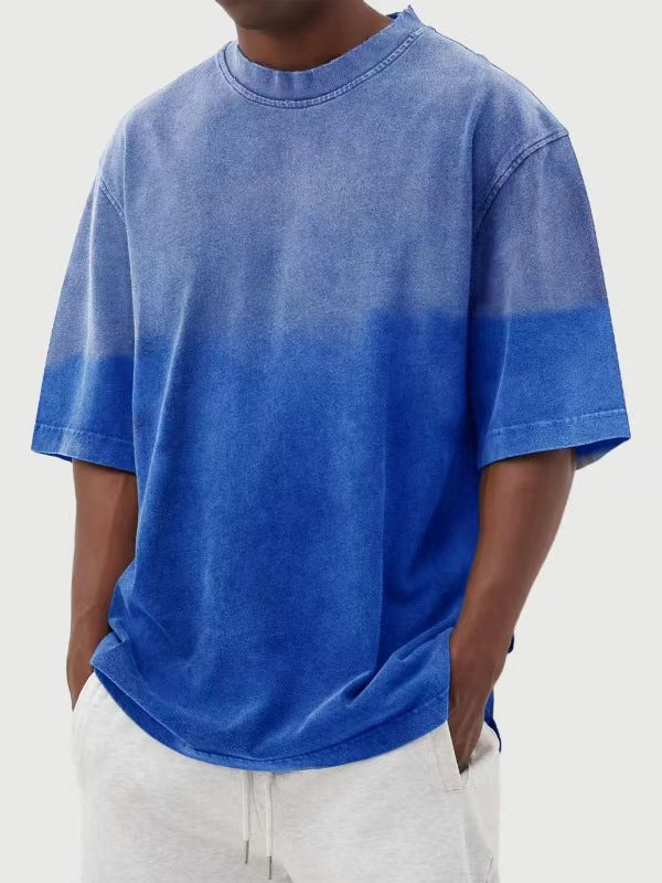 Casual oversized T-shirt for men with gradient colors Lune London