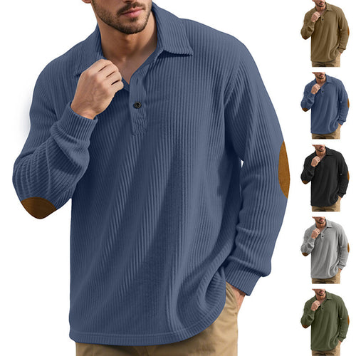 Men's Long Sleeve Polo Lune London