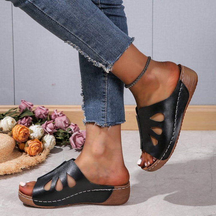 Women's Elegant Clogs with Trendy Cutouts Lune London
