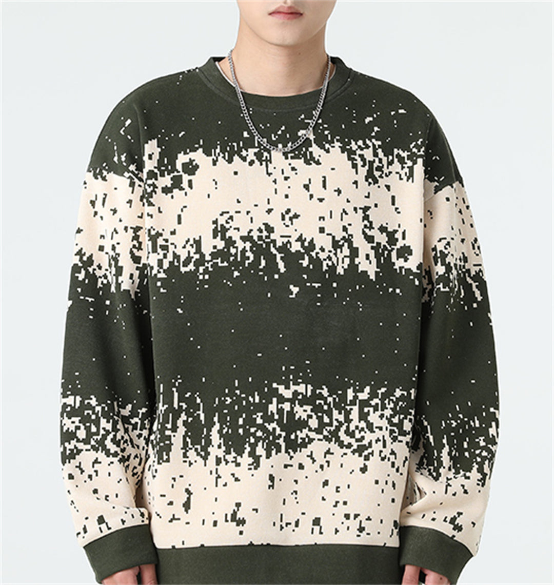 Men's sweatshirt with modern digital print Lune London