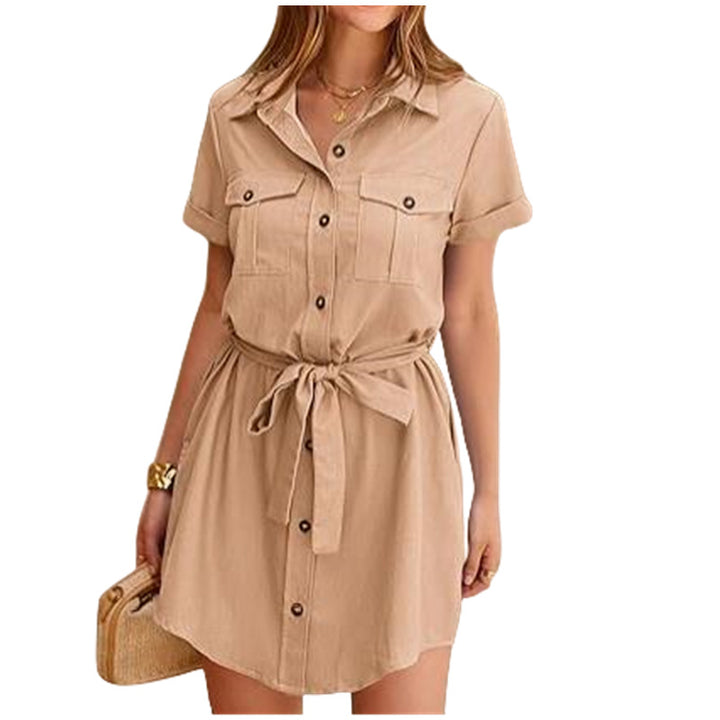 Women's blouse shirt with short sleeves chic and style