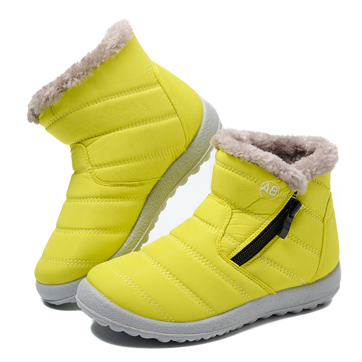 Bottes d'hiver pour femmes rembourrées avec fermeture éclair latérale Lune London