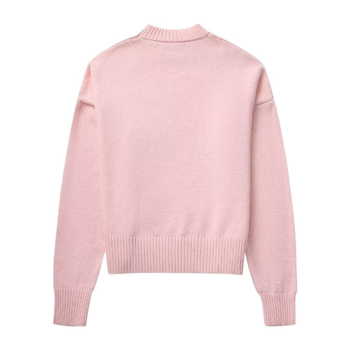 Ladies Comfortable Chic Knitted Short Sweater
