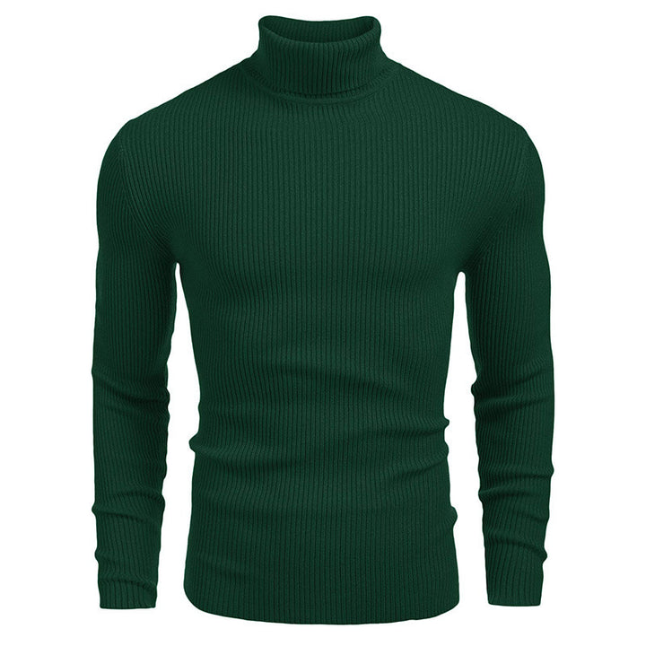 Ladies High-Quality Turtleneck Sweater with Ribbed Structure Lune London