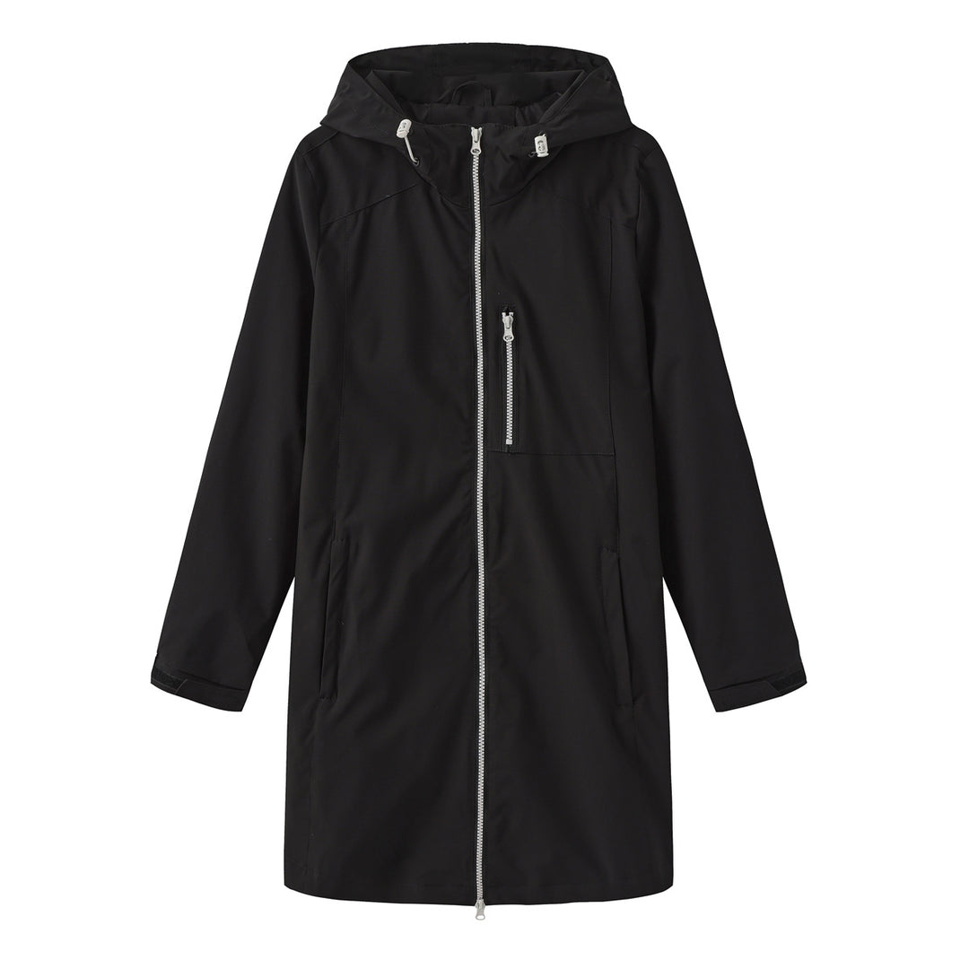Functional women's jacket with adjustable hood Lune London