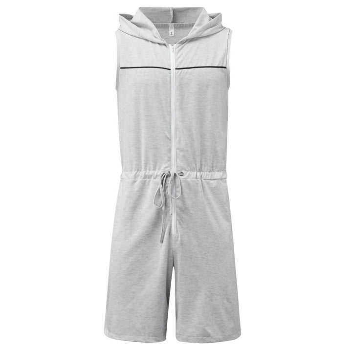 Sleeveless men's suit with hood and practical drawstring Lune London
